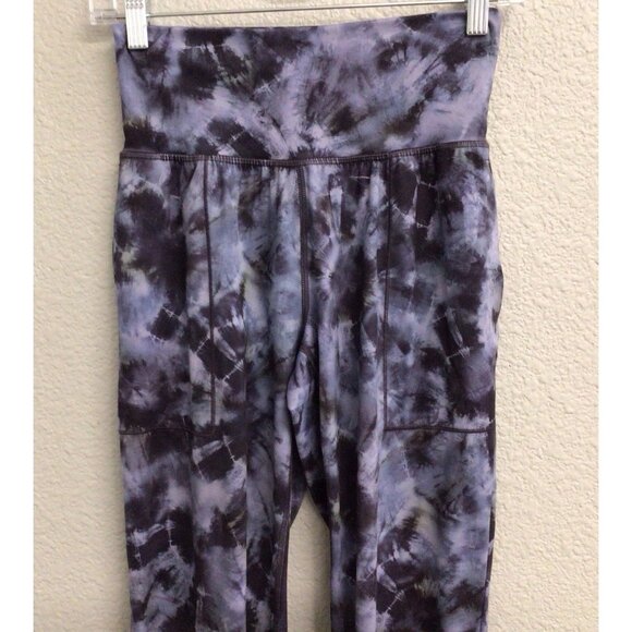 Athleta Salutation Jogger Stretch High Rise Pants Gray Active XXSP Tie Dye - Picture 3 of 8